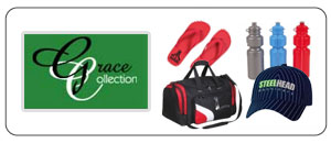 Grace Collection Caps, Bags and other promotional Gear